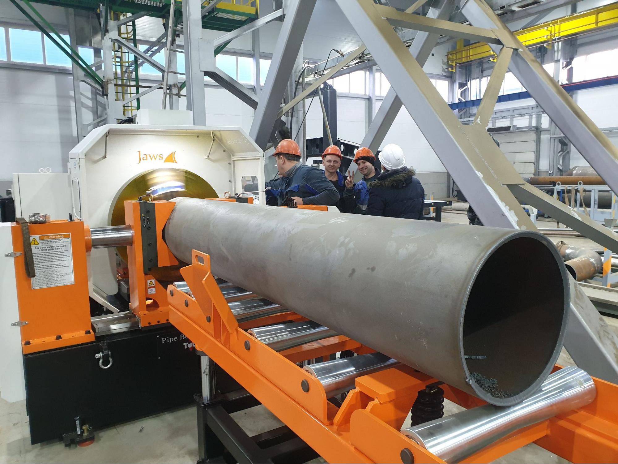 Máy vát mép ống thép Kyung Dong hàng đầu Hàn Quốc