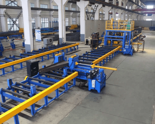 Dây chuyền hàn kết cấu thép giúp gia tăng năng suất